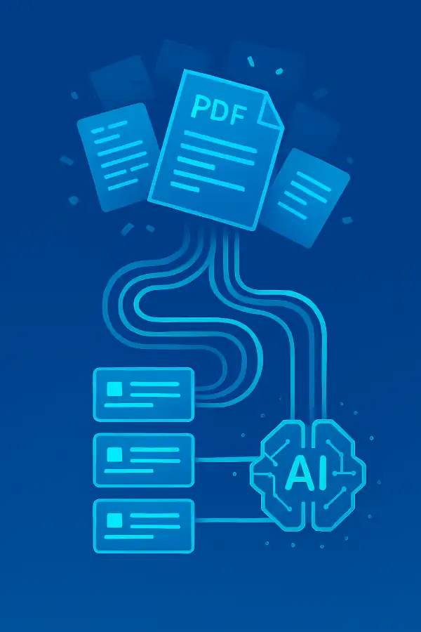 AI for PDFs diagram